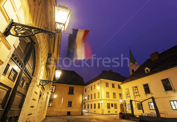 Architecture of old upper town in Zagreb  Stock photo © benkrut
