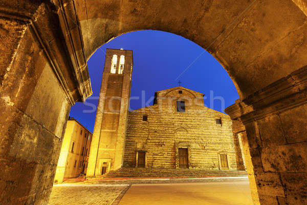 Montepulciano Cathedral on Piazza Grande in Montepulciano   Stock photo © benkrut