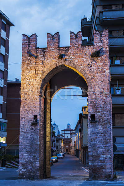 Porta San Felicianetto in Foligno Stock photo © benkrut