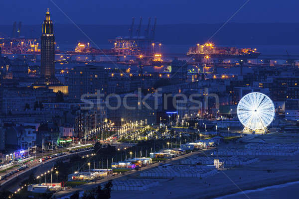 Panorama of Le Havre Stock photo © benkrut