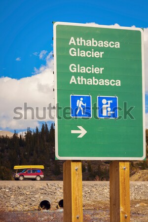 Stock photo: Sign in Banff National Park 