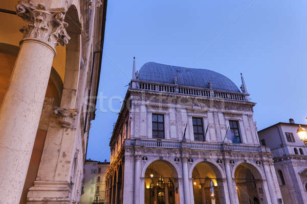 La Loggia (Town Hall) in Brescia,  Stock photo © benkrut