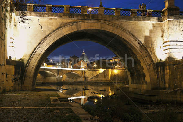 Bridge in Rome Stock photo © benkrut