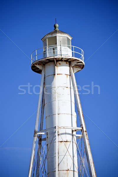 Boca Grande Entrance Rear Range Lighthouse Stock photo © benkrut