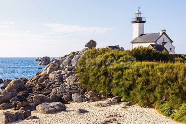 Pontusval Lighthouse Stock photo © benkrut