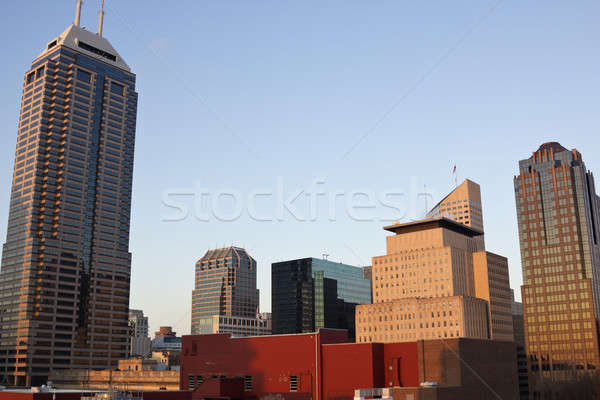 Skyscrapers in Indianapolis Stock photo © benkrut