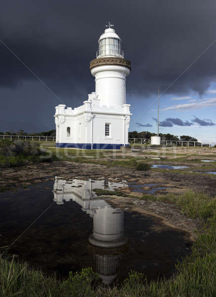 Punct far lac new south wales Australia alb Imagine de stoc © benkrut