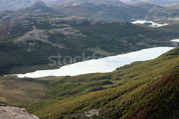 Lake Capri seen from the trail to Fitz Roy overlook Stock photo © benkrut
