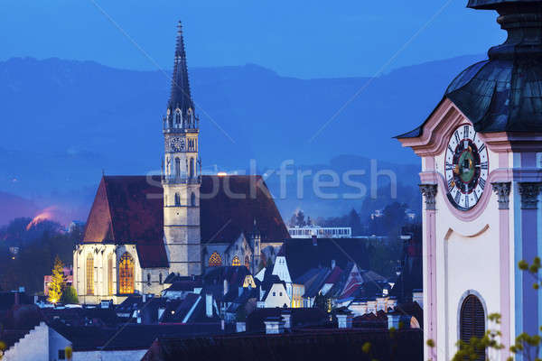 Stadtpfarrkirche in Steyr Stock photo © benkrut