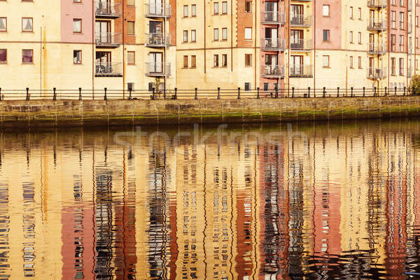 Belfast architecture along River Lagan Stock photo © benkrut