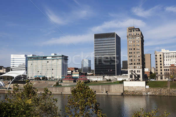 West Virginia Skyline fallen Nachmittag Stadt Reise Stock foto © benkrut