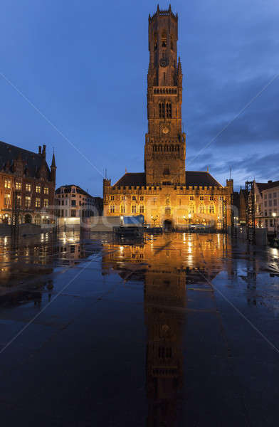 Belfry of Bruges  Stock photo © benkrut