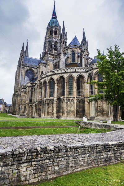 Bayeux Notre-Dame Cathedral Stock photo © benkrut