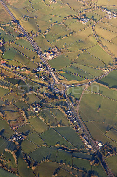 Aerial view of Northern Ireland Stock photo © benkrut