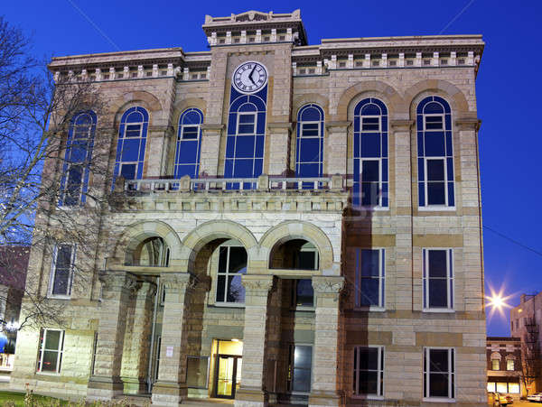 Gerichtsgebäude Ottawa Illinois Stock foto © benkrut