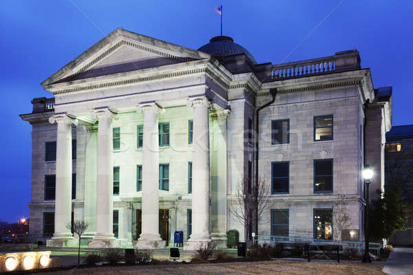 Alten Gerichtsgebäude Missouri USA Himmel blau Stock foto © benkrut