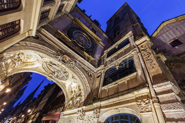 The Great Clock in Rouen   Stock photo © benkrut