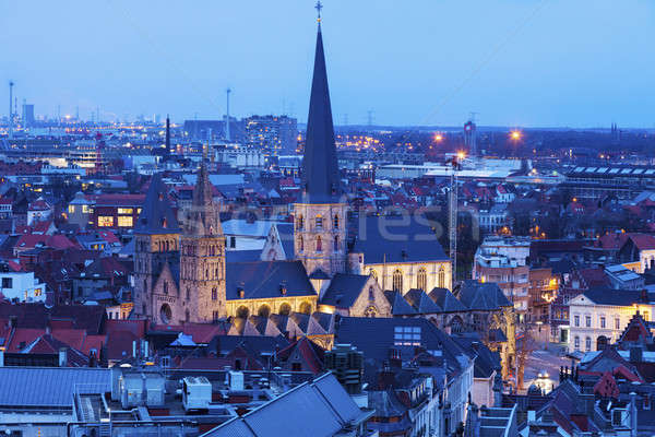 St. James Church in Ghent Stock photo © benkrut