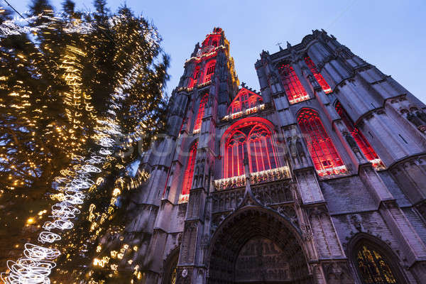Cathedral of Our Lady in Antwerp Stock photo © benkrut