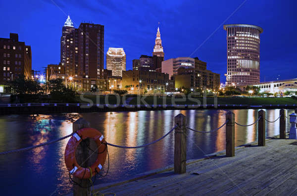 Skyline of Cleveland Stock photo © benkrut