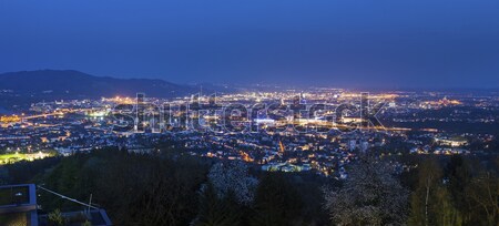 Panorama of Linz Stock photo © benkrut