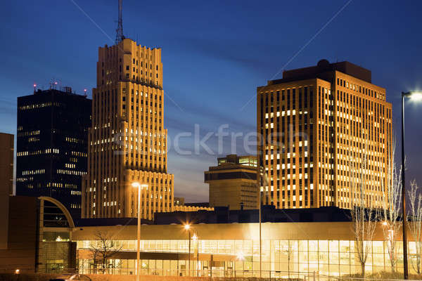 Skyline Ohio USA stad Stockfoto © benkrut