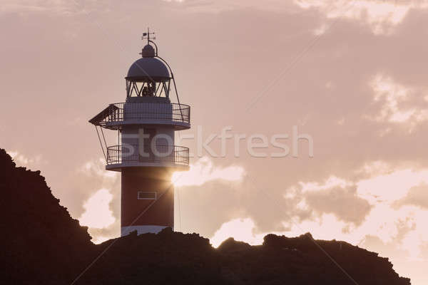 Punta de Teno Lighthouse on Tenerife Stock photo © benkrut
