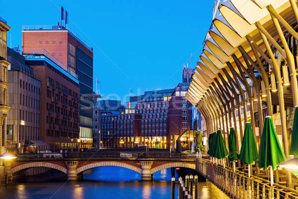 Architecutre of Hamburg Stock photo © benkrut