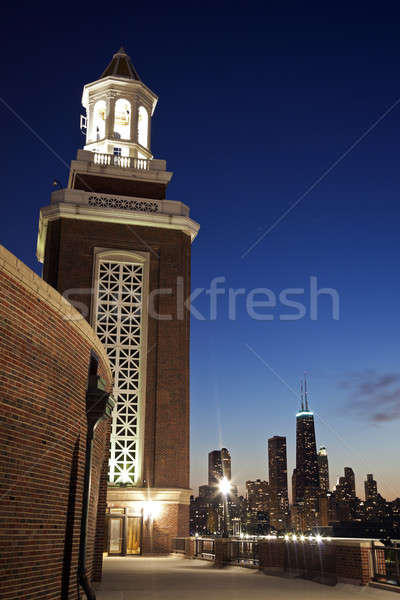 Skyline of Chicago Stock photo © benkrut