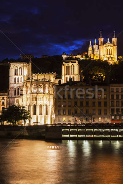 Basilica of Notre-Dame de Fourviere Stock photo © benkrut