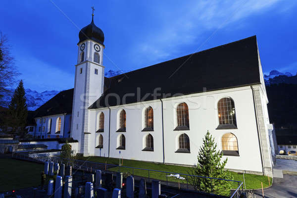 аббатство небе Церкви синий путешествия собора Сток-фото © benkrut