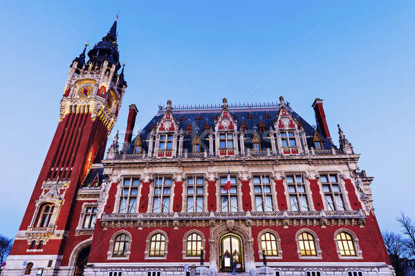 Calais city hall Stock photo © benkrut