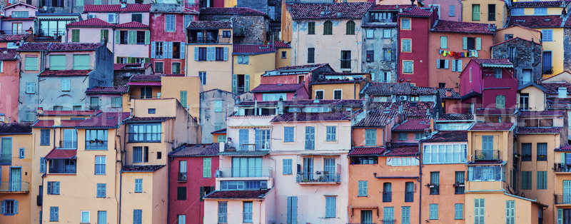 Architecture of Menton Stock photo © benkrut