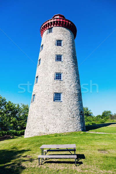 Foto stock: Molino · de · viento · punto · faro · ontario · Canadá