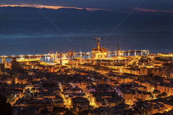 Panorama of Santa Cruz de Tenerife Stock photo © benkrut