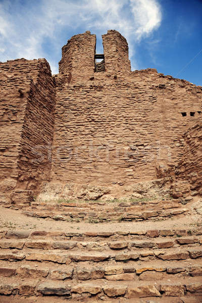 Novo México EUA viajar pedra ruínas aldeia Foto stock © benkrut