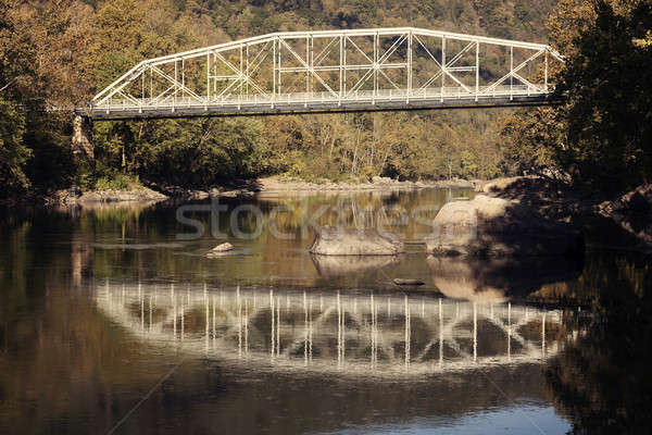 Old Bridge on New River Stock photo © benkrut