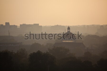 Kirche Kuppel alten Ohio Stadt Stock foto © benkrut