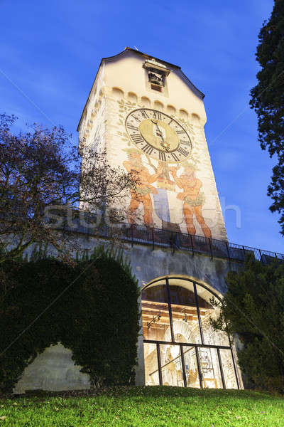 City Wall tower in Lucerne, Switzerland Stock photo © benkrut