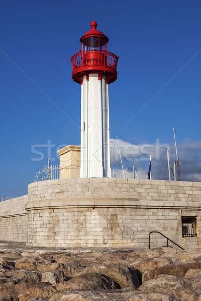灯台 アーキテクチャ 白 ヨーロッパ 景観 海岸 ストックフォト © benkrut
