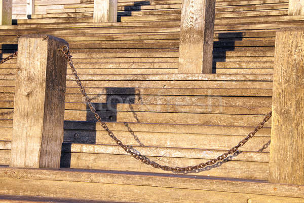 Wooden stairs in New Orleans   Stock photo © benkrut