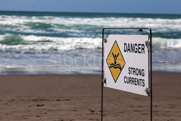 Danger - strong currents Stock photo © benkrut
