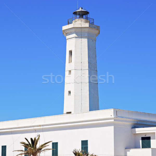 Stockfoto: Vuurtoren · hemel · Blauw · skyline · architectuur · witte