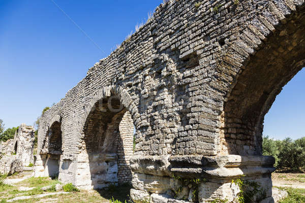 Aqueduc Romain de Barbegal Stock photo © benkrut