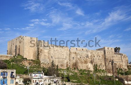 Citadella tenger utazás kastély kő építészet Stock fotó © benkrut