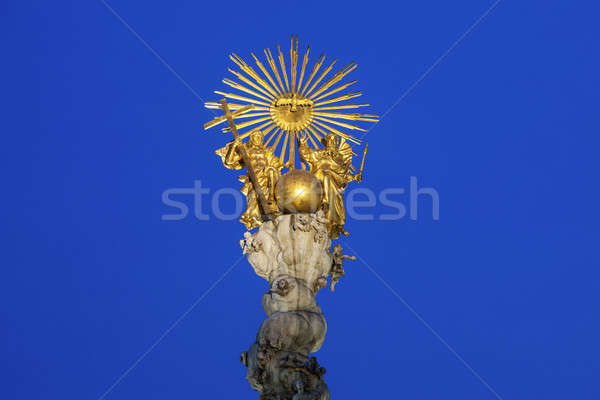 Statue on Hauptplatz in Linz Stock photo © benkrut