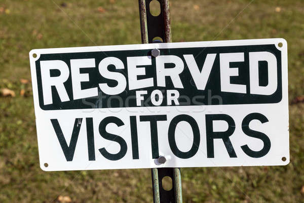 Reserved for visitors  Stock photo © benkrut