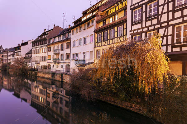 Canals in Strasbourg Stock photo © benkrut