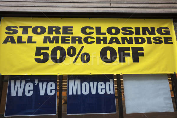 Store closing Stock photo © benkrut