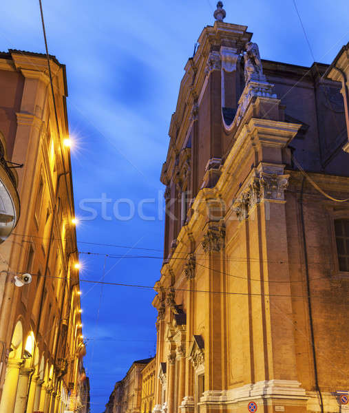 Metropolitan Cathedral di San Pietro in Bologna Stock photo © benkrut